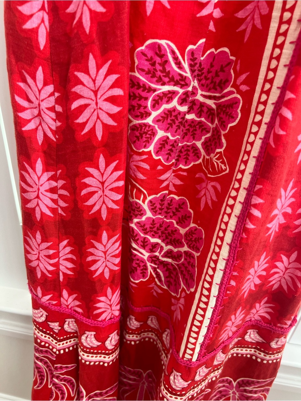 FARM Rio Pink and Red Floral Print Maxi Dress - Picture 6 of 6